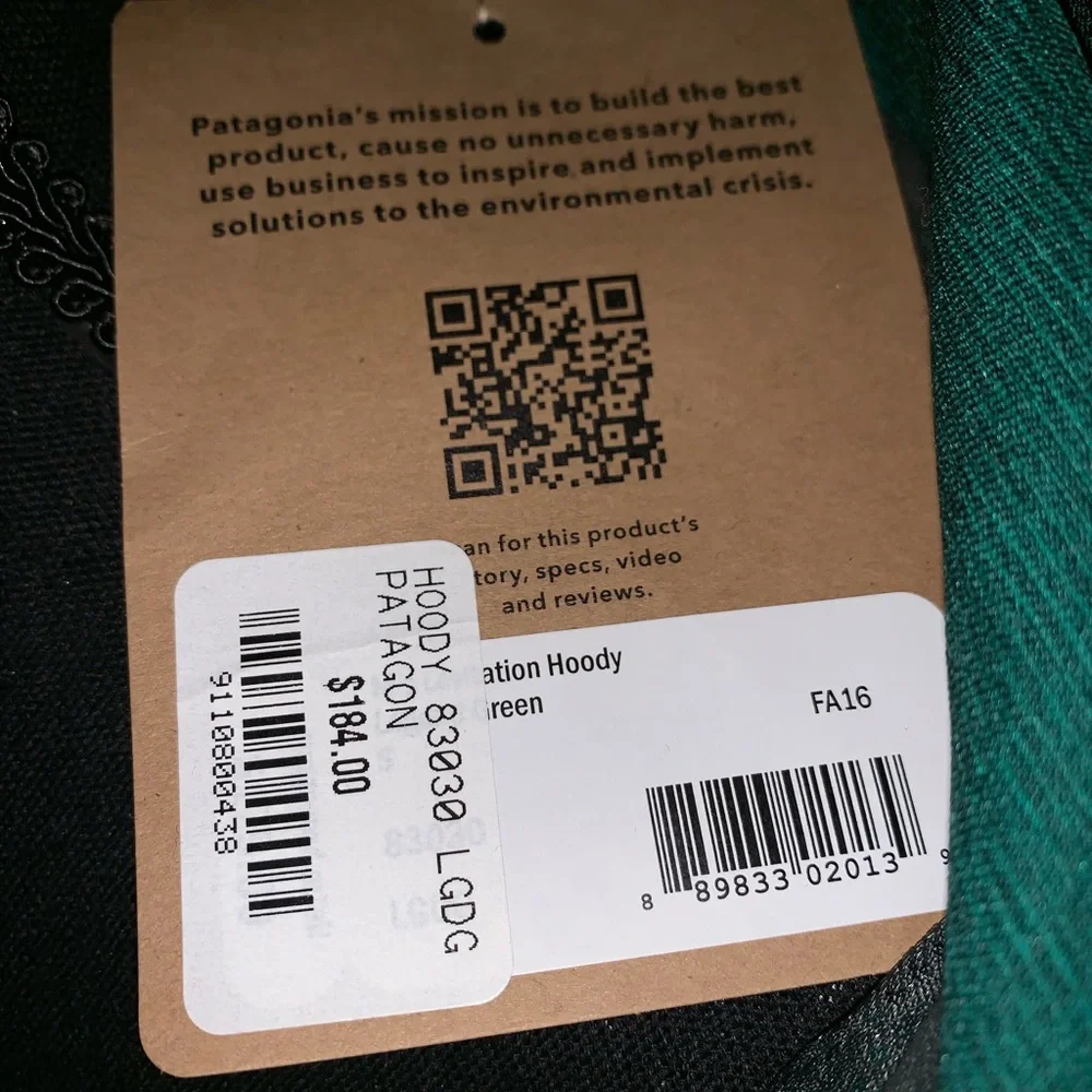 MENS S PATAGONIA ZIP HOODIE - Picture 3 of 4
